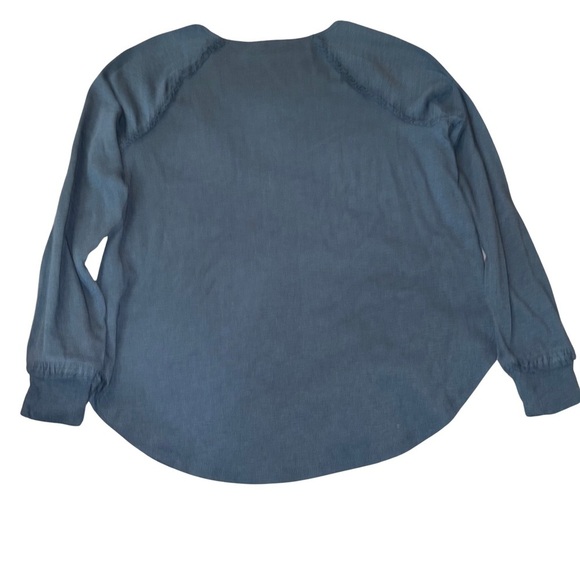 LC Lauren Conrad Teal Knit Top w/ Ruffles, NWOT - Picture 6 of 6